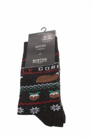 Ponožky Burton of London, Velikost L, Barva Černá, 64% bavlna, 20% polyamide, 15% polyester, 1% elastan, Cena  228,00 Kč