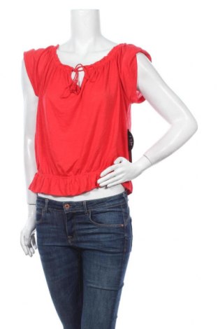 Дамска блуза Almost Famous, Размер XL, Цвят Червен, 65% полиестер, 35% вискоза, Цена 30,24 лв.