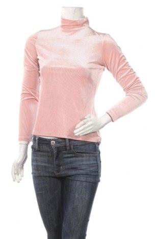 Дамска блуза Cropp, Размер S, Цвят Розов, 90% полиестер, 10% еластан, Цена 23,20 лв.