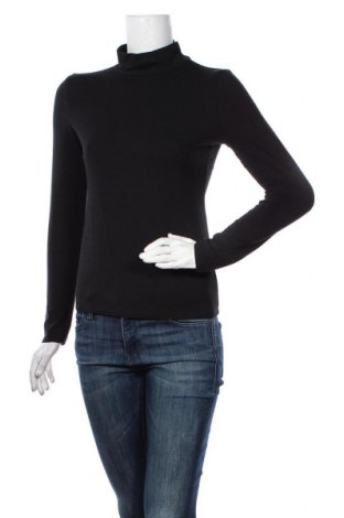 Дамска блуза Jennyfer, Размер M, Цвят Черен, 48% памук, 47% вискоза, 5% еластан, Цена 9,01 лв.