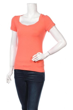 Дамска блуза La Mode Est A Vous, Размер M, Цвят Оранжев, 92% вискоза, 8% еластан, Цена 29,50 лв.
