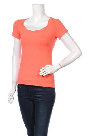Дамска блуза La Mode Est A Vous, Размер S, Цвят Оранжев, 92% вискоза, 8% еластан, Цена 29,50 лв.