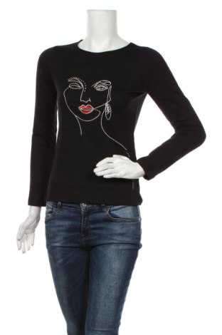 Γυναικεία μπλούζα Mohito, Μέγεθος S, Χρώμα Μαύρο, 50% βαμβάκι, 50% μοντάλ, Τιμή 6,43 €