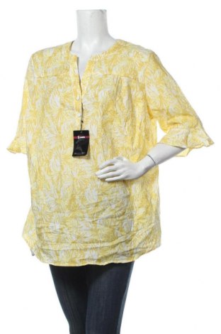 Дамска блуза Walbusch, Размер XXL, Цвят Жълт, Памук, Цена 107,10 лв.