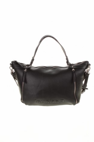 Γυναικεία τσάντα Desigual, Χρώμα Μαύρο, Δερματίνη, Τιμή 61,55 €