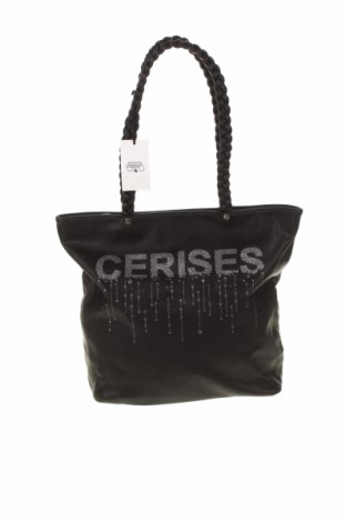 Дамска чанта Le Temps Des Cerises, Цвят Черен, Еко кожа, Цена 41,70 лв.