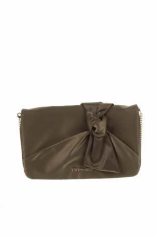 Γυναικεία τσάντα TWINSET, Χρώμα Πράσινο, Κλωστοϋφαντουργικά προϊόντα, Τιμή 52,14 €