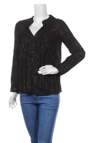 Γυναικείο πουκάμισο Irl, Μέγεθος M, Χρώμα Μαύρο, 98% βισκόζη, 2% μεταλλικά νήματα, Τιμή 13,68 €