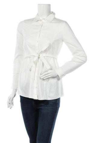 Дамска риза Mamalicious, Размер S, Цвят Бял, 96% памук, 4% еластан, Цена 17,25 лв.