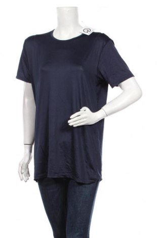 Дамска тениска Uniqlo, Размер XL, Цвят Син, 89% полиестер, 11% еластан, Цена 20,48 лв.