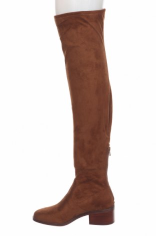 Γυναικείες μπότες Steve Madden, Μέγεθος 36, Χρώμα Καφέ, Κλωστοϋφαντουργικά προϊόντα, Τιμή 29,51 €