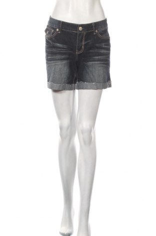 Дамски къс панталон Ariya Jeans, Размер L, Цвят Син, 79% памук, 20% полиестер, 1% еластан, Цена 25,20 лв.