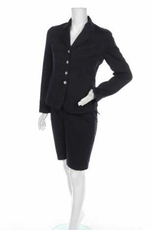 Дамски костюм Escada, Размер M, Цвят Син, 81% памук, 18% полиамид, 1% еластан, Цена 167,20 лв.