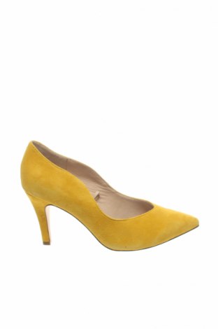 Γυναικεία παπούτσια Caprice, Μέγεθος 37, Χρώμα Κίτρινο, Φυσικό σουέτ, Τιμή 38,97 €