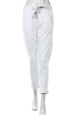 Дамски панталон Elbsand, Размер L, Цвят Бял, 93% памук, 7% еластан, Цена 31,15 лв.