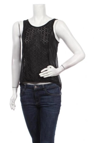 Γυναικείο αμάνικο μπλουζάκι Pieces, Μέγεθος XS, Χρώμα Μαύρο, Τιμή 13,64 €
