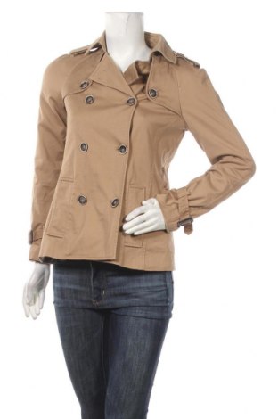 Dámsky prechodný kabát  Zara, Veľkosť S, Farba Hnedá, 97% bavlna, 3% elastan, Cena  9,13 €