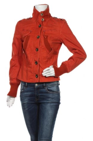 Γυναικείο μπουφάν Vero Moda, Μέγεθος S, Χρώμα Πορτοκαλί, Βαμβάκι, Τιμή 12,25 €