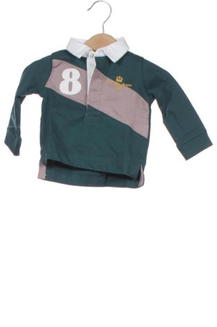 Детска блуза Gocco, Размер 3-6m/ 62-68 см, Цвят Зелен, 100% памук, Цена 20,70 лв.