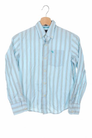 Детска риза Abercrombie Kids, Размер 9-10y/ 140-146 см, Цвят Син, Памук, Цена 23,94 лв.