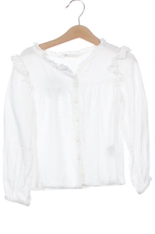 Kinderhemd H&M, Größe 4-5y/ 110-116 cm, Farbe Weiß, Viskose, Preis 14,20 €