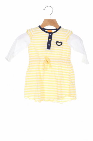 Детска рокля, Размер 6-9m/ 68-74 см, Цвят Бял, 95% памук, 5% еластан, Цена 14,49 лв.