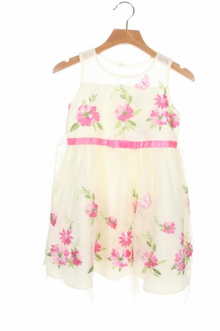 Детска рокля Jona Michelle, Размер 3-4y/ 104-110 см, Цвят Екрю, Полиестер, Цена 21,84 лв.