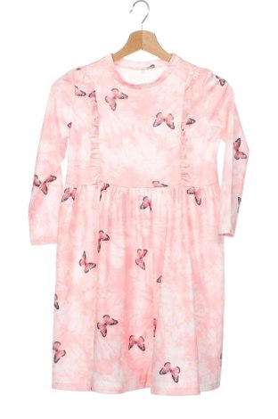 Детска рокля SHEIN, Размер 6-7y/ 122-128 см, Цвят Розов, Полиестер, Цена 27,93 лв.