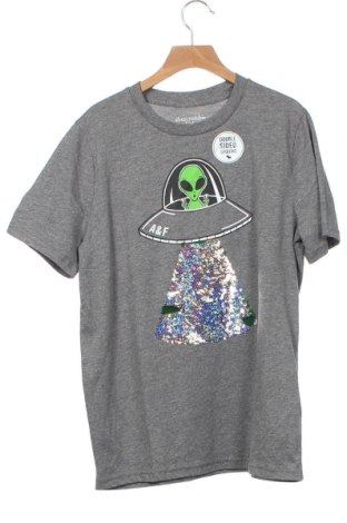 Kinder T-Shirt Abercrombie Kids, Größe 15-18y/ 170-176 cm, Farbe Grau, 60% Baumwolle, 40% Polyester, Preis 10,86 €