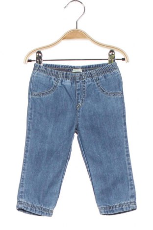 Dětské džíny  United Colors Of Benetton, Velikost 3-6m/ 62-68 cm, Barva Modrá, 35% bavlna, 65% vlákno, Cena  387,00 Kč