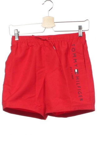 Детски къс панталон Tommy Hilfiger, Размер 12-13y/ 158-164 см, Цвят Червен, Полиестер, Цена 56,07 лв.