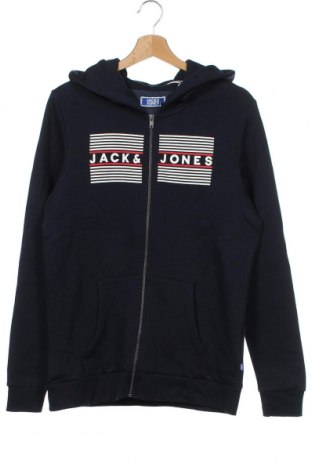 Kinder Sweatshirts Jack & Jones, Größe 15-18y/ 170-176 cm, Farbe Blau, 70% Baumwolle, 30% Polyester, Preis 22,81 €