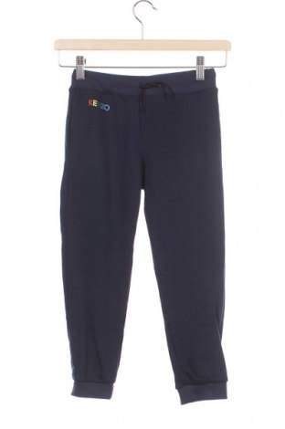 Pantaloni de trening, pentru copii Kenzo, Mărime 7-8y/ 128-134 cm, Culoare Albastru, 64% bumbac, 36% poliester, Preț 217,60 Lei