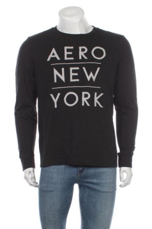 Мъжка блуза Aeropostale, Размер L, Цвят Черен, 55% памук, 45% полиестер, Цена 20,48 лв.