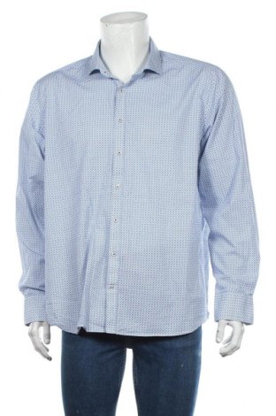 Мъжка риза Bruun & Stengade, Размер XL, Цвят Син, Памук, Цена 40,50 лв.