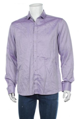 Мъжка риза Bruun & Stengade, Размер XL, Цвят Лилав, Памук, Цена 42,00 лв.