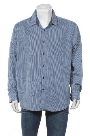 Мъжка риза George, Размер XXL, Цвят Син, 97% памук, 3% еластан, Цена 8,19 лв.