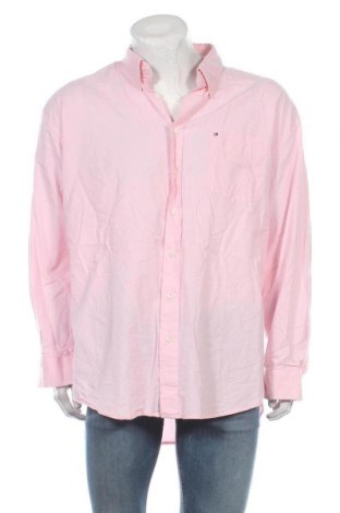 Мъжка риза Tommy Hilfiger, Размер XXL, Цвят Розов, Памук, Цена 44,10 лв.