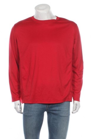 Мъжка спортна блуза Athletic Works, Размер L, Цвят Червен, Полиестер, Цена 20,48 лв.
