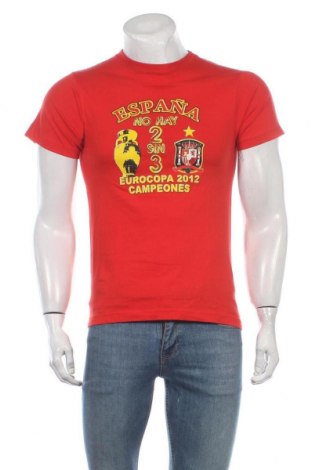 Мъжка тениска, Размер S, Цвят Червен, Памук, Цена 17,64 лв.