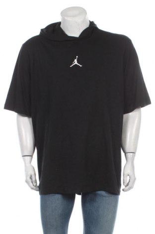 Ανδρικό t-shirt Air Jordan Nike, Μέγεθος XXL, Χρώμα Μαύρο, 57% βαμβάκι, 43% πολυεστέρας, Τιμή 31,55 €