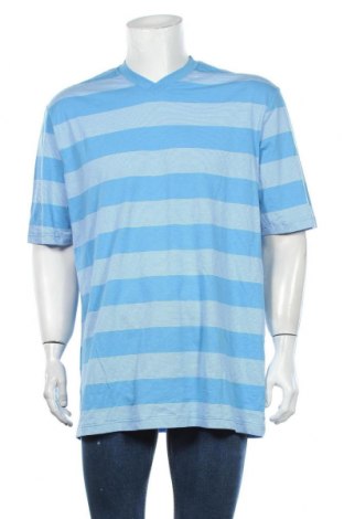 Мъжка тениска Alfani, Размер L, Цвят Син, 95% памук, 5% еластан, Цена 23,10 лв.