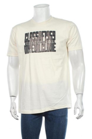 Мъжка тениска American Apparel, Размер L, Цвят Екрю, Цена 23,94 лв.