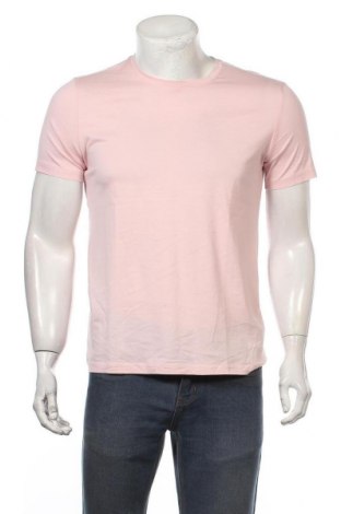 Мъжка тениска H&M, Размер M, Цвят Розов, 100% памук, Цена 16,86 лв.