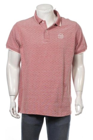 Мъжка тениска Jefferson, Размер XL, Цвят Червен, Памук, Цена 23,10 лв.