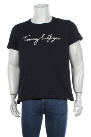 Tricou de bărbați Tommy Hilfiger, Mărime 3XL, Culoare Albastru, Bumbac, Preț 165,79 Lei