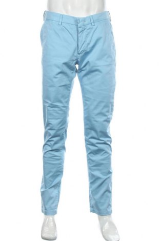 Pantaloni de bărbați Boggi, Mărime L, Culoare Albastru, 97% bumbac, 3% elastan, Preț 217,11 Lei