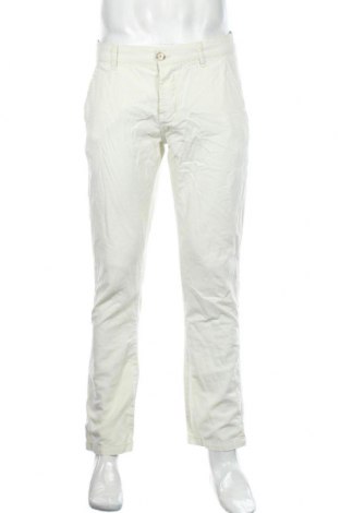 Мъжки панталон Samsoe & Samsoe, Размер M, Цвят Екрю, Памук, Цена 20,30 лв.