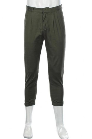 Męskie spodnie Selected Homme, Rozmiar M, Kolor Zielony, 98% bawełna, 2% elastyna, Cena 117,70 zł