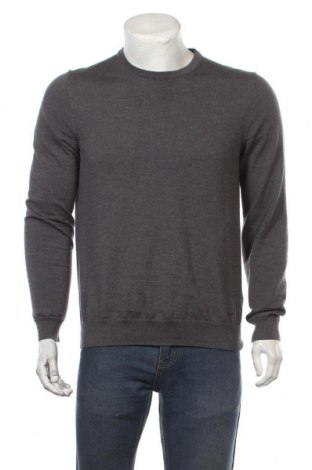 Мъжки пуловер Hugo Boss, Размер L, Цвят Сив, Вълна, Цена 191,40 лв.